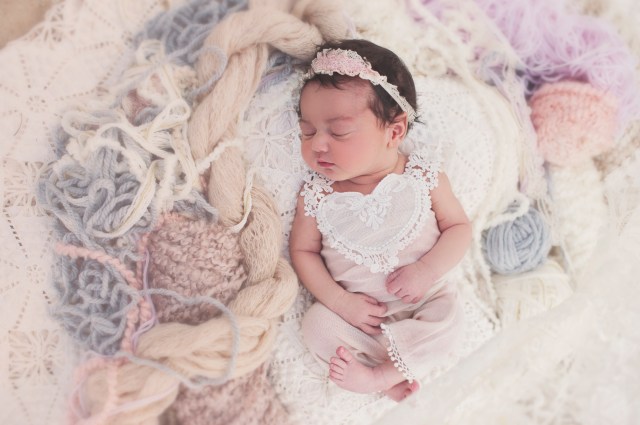creative newborn photography